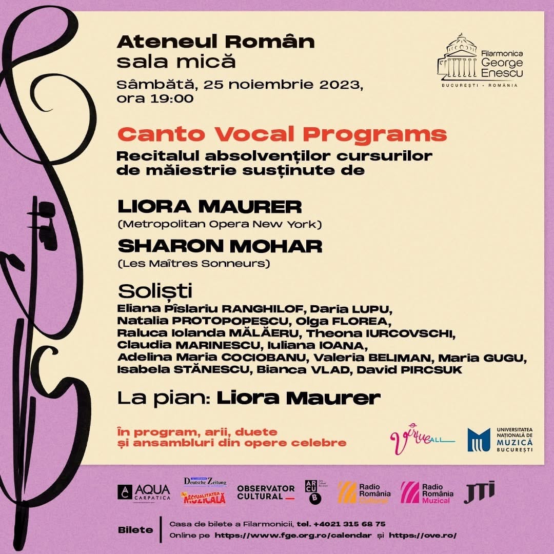 Recital Canto Vocal programs