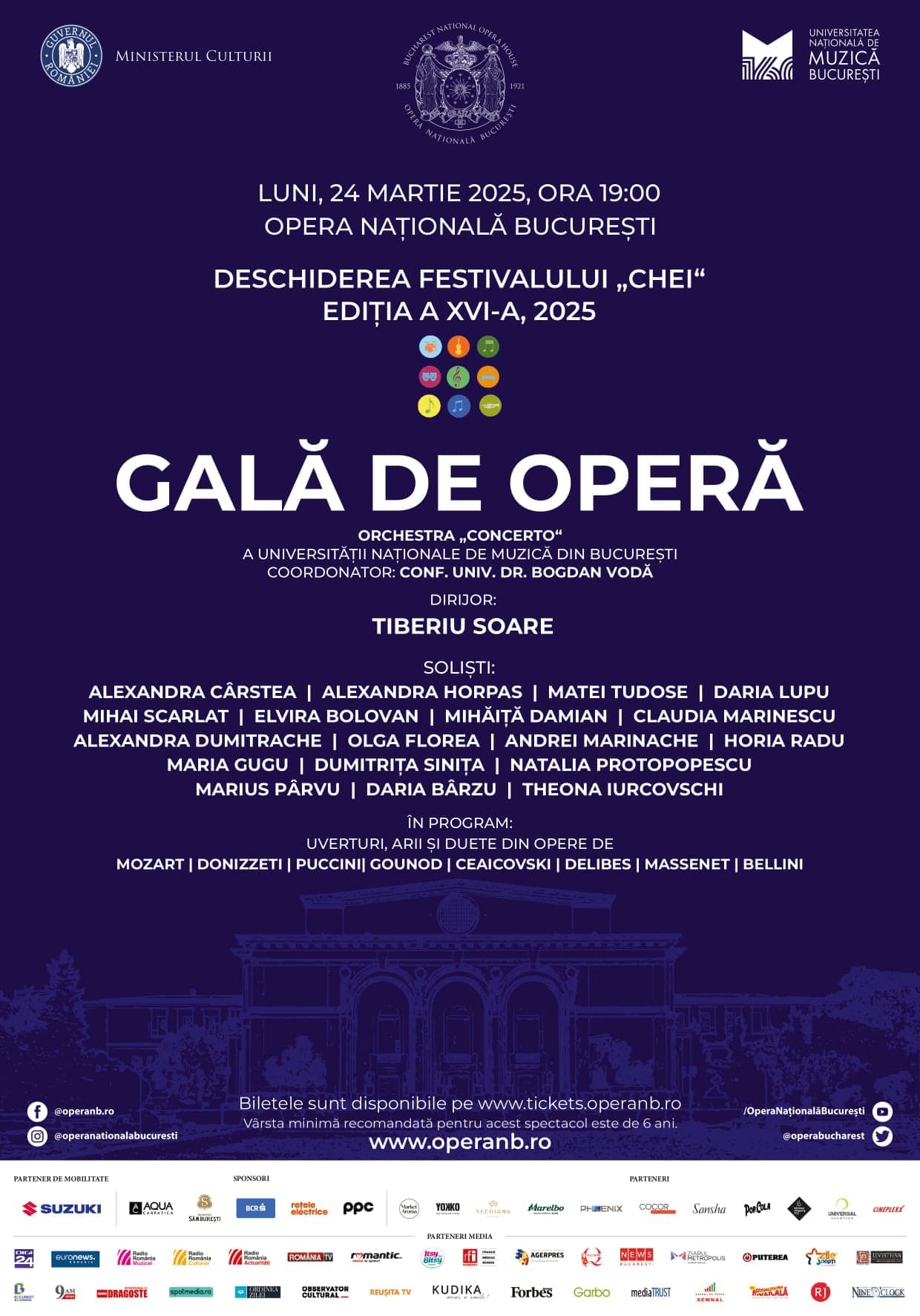 Opera Gala – Opening of the “Chei” Festival, 16th Edition
