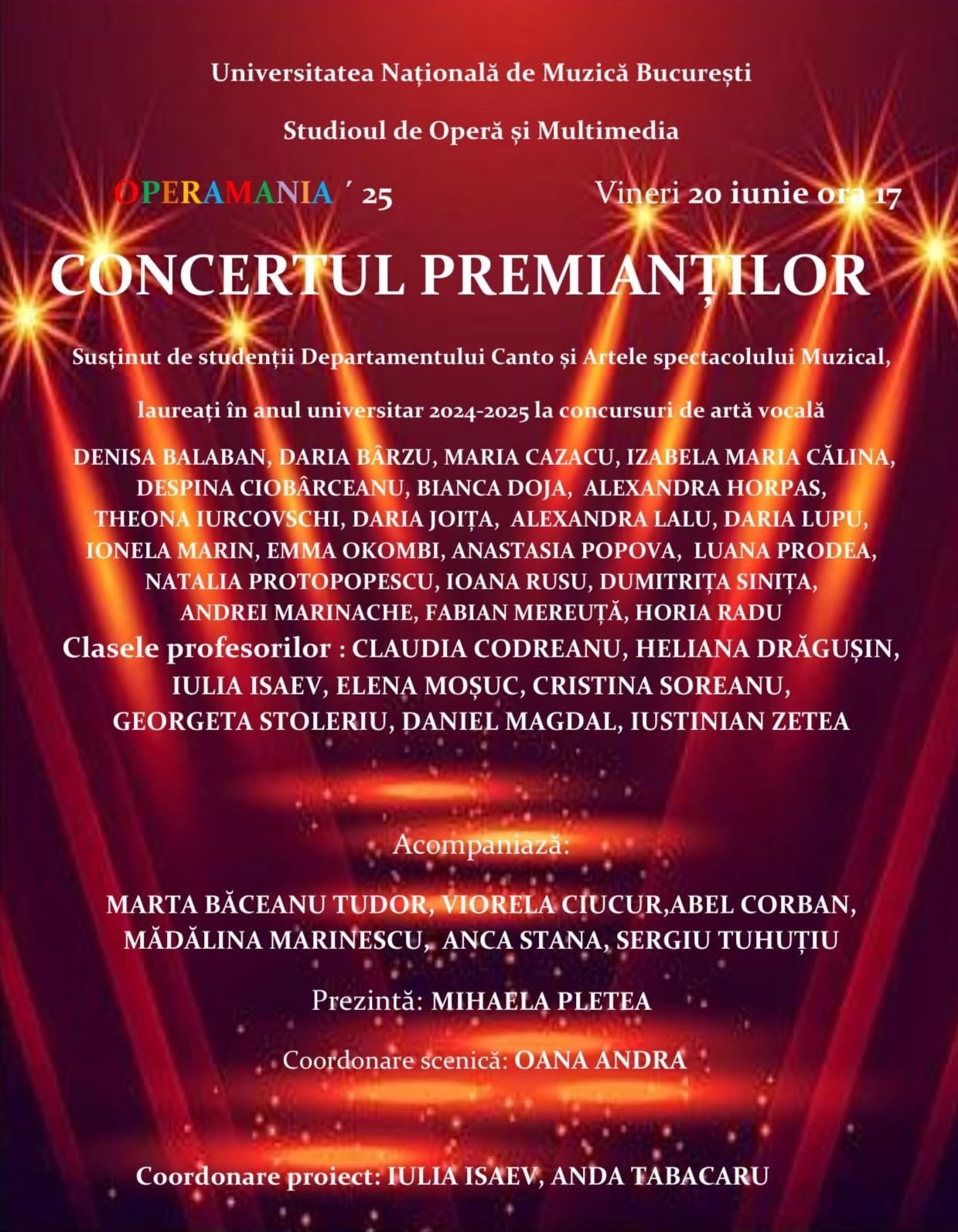 Laureates’ Concert – Operamania Festival, 11th Edition